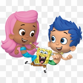 Molly Bubble Guppies Characters, HD Png Download - spongebob house png