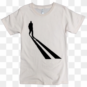Shadow Man Printed On Men"s Classic Crew , Png Download - Active Shirt, Transparent Png - shadow man png