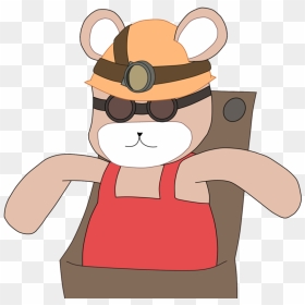Miner Teddy Roosebelt By Stocky6493 - Cartoon, HD Png Download - teddy roosevelt png