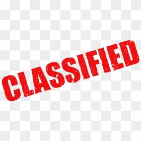 Secret Information, HD Png Download - classified stamp png