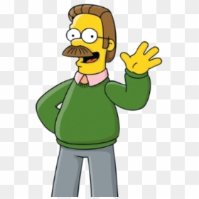 Ned Flanders, HD Png Download - ned flanders png
