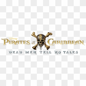 Pirates Of The Caribbean Dead Men Tell No Tales Logo, HD Png Download - pirates of the caribbean logo png