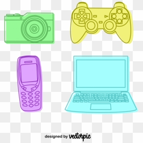 Mobile Phone, HD Png Download - computer vector png