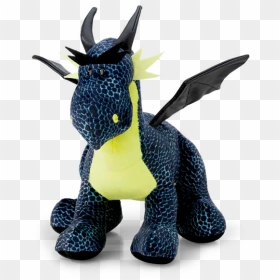 Ice Dragon Black/blue Standing Small *no Nz* - Stuffed Animal Dragon Transparent Background, HD Png Download - ice dragon png