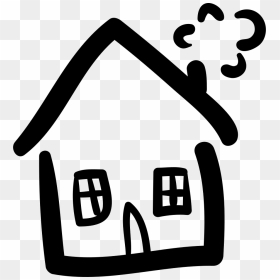 House Hand Drawn Construction - Hand Drawn House Icon, HD Png Download - hand drawn png
