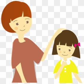 Mother Praise Daughter Clipart - Cartoon, HD Png Download - praise png