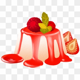 Dessinés À La Main Gourmet Dessert Pudding Png Et Psd - Pudding Png, Transparent Png - pudding png