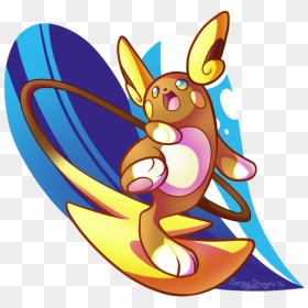 Alolan Raichu - Alolan Raichu Fan Art, HD Png Download - alolan raichu png