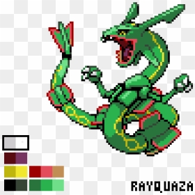 Mega Rayquaza Sprite, HD Png Download - pokemon emerald png