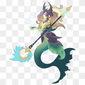 League Of Legends Render Nami, HD Png Download - nami png