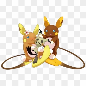 Two Mothers Praising Their Beautiful Adopted Son - Pokemon Shiny Alolan Raichu, HD Png Download - alolan raichu png