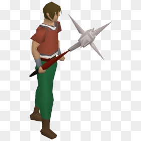 Old School Runescape Wiki - Anger Mace Osrs, HD Png Download - mace png