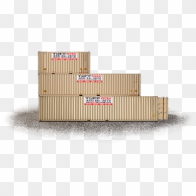Stack Of 20 40 And 45 Foot Shipping Containers - 40 Foot And 20 Foot Containers, HD Png Download - 40 png