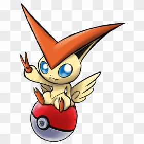 Victini, El Pokémon De La Suerte - Cartoon, HD Png Download - victini png