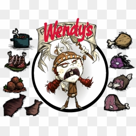 Wendy Dont Starve, HD Png Download - wendys png