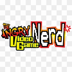 Angry Video Game Nerd Logo, HD Png Download - angry gamer png
