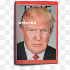 The Original Time Magazine Cover From - Trump With A Mustache, HD Png Download - time magazine png