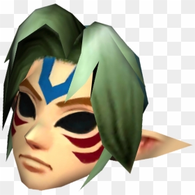 Legend Of Zelda Fierce Deity Mask, HD Png Download - majoras mask png