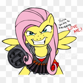 Zev, Evil Grin, Flutterrage, Fluttershy, Grin, Heavy, - Pinkie Pie, HD Png Download - evil grin png