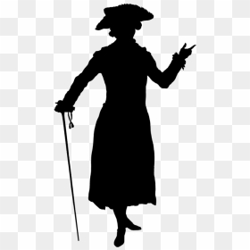 Victorian Man Shadow Theatre, Fashion Silhouette, 18th - Late 18th Century Men's Fashion, HD Png Download - shadow man png