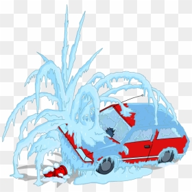Frozen Car Snow Menu - Ned Flanders, HD Png Download - ned flanders png