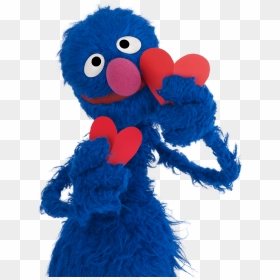 Grover Sesame Street Love Clipart , Png Download - Happy Grover Sesame Street, Transparent Png - grover png