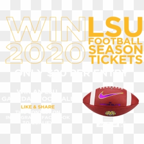 Win 2020 Lsu Football Season Tickets - American Football, HD Png Download - lsu png