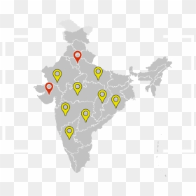 Andhra Pradesh Old Map, Transparent Png - Diu And Daman In India Map, Png Download - old map png