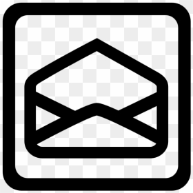 Email Logo Bw Png, Transparent Png - email icon white png