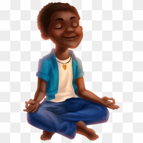 Sitting, HD Png Download - scared kid png