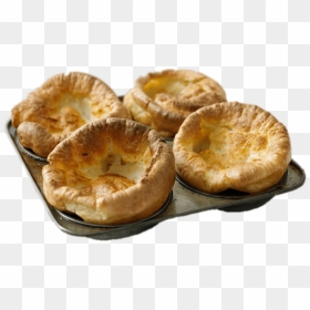 Baked Yorkshire Puddings - Yorkshire Pudding Png, Transparent Png - pudding png