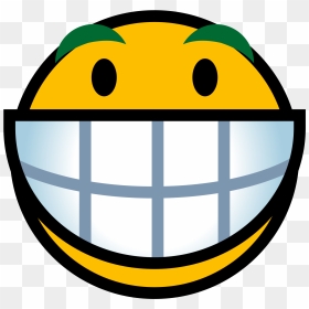 File - Biggrin - Big Grin Smiley, HD Png Download - evil grin png