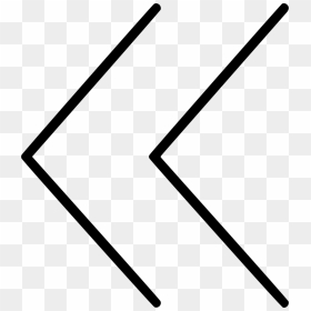 Double Pointers Line Left - Triangle, HD Png Download - pointers png