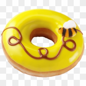 Honey Bee Doughnut @ Krispy Kreme For A Limited Time - Cake, HD Png Download - krispy kreme png