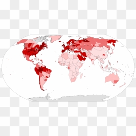 Cov#19 Outbreak World Map Per Capita - Covid 19 Map March, HD Png Download - blank world map png