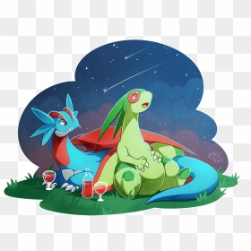 Pokemon Flygon Fan Art, HD Png Download - salamence png