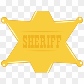 Cowgirl Clipart Sheriff Badge, HD Png Download - sheriff star png