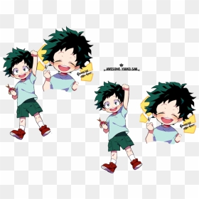 Boku No Hero Academia Izuku Midoriya Render By Awesome - My Hero Academia Deku Cute, HD Png Download - izuku midoriya png