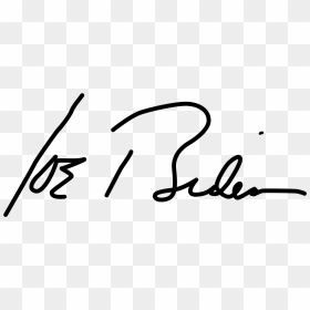 Joe Biden Signature , Png Download - Joe Biden Signature, Transparent Png - joe biden png