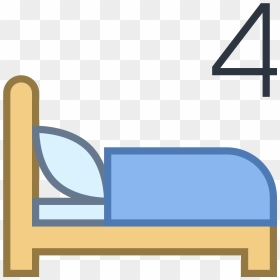 Transparent Make Bed Clip Art - Sick Person Icon Png, Png Download - bed icon png