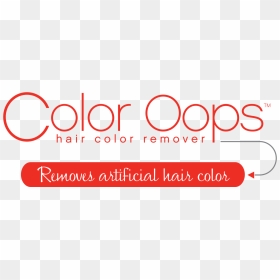 Colour Oops Hair Colour Remover Extra Strength , Png - Graphic Design, Transparent Png - oops png