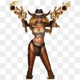Miss Fortune Cow Girl, HD Png Download - miss fortune png