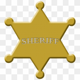 Sheriff Star Png, Transparent Png - sheriff star png