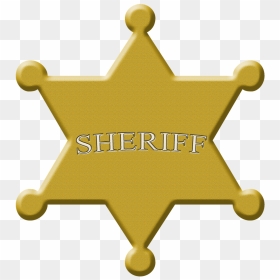 Sheriff Star Png, Transparent Png - sheriff star png