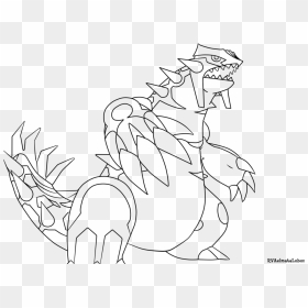 Primal Groudon Pokemon Coloring Pages Sketch Coloring - Pokemon Coloring Pages Primal Groudon, HD Png Download - groudon png