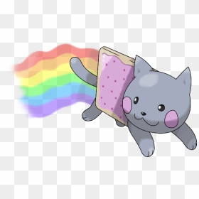 Nyan Cat= The Best Legendary Ever - Nyan Cat Cute Png, Transparent Png - nyan cat gif png