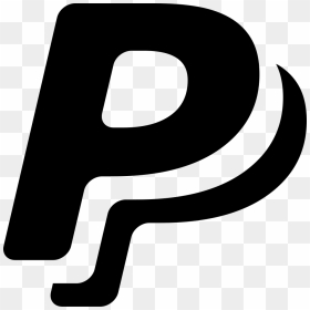 Paypal Logo - Black Paypal Icon, HD Png Download - paypal png logo