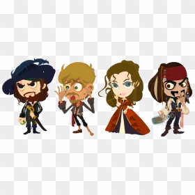 Pirates Of The Caribbean Clipart Caribian - Pirate Of The Caribbean Clipart Cartoon, HD Png Download - pirates of the caribbean logo png