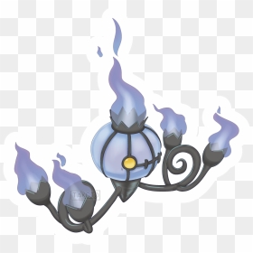 Chandelure - Illustration, HD Png Download - chandelure png