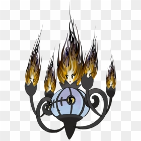 Pokémon Black 2 And White 2 Pokémon X And Y - Chandelier Pokemon, HD Png Download - chandelure png